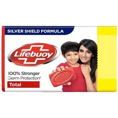 Lifebuoy Total Soap (Pack of 4 - 125g Each)