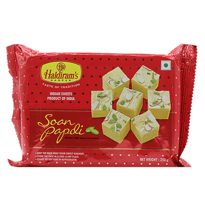 Haldiram's Soan Papdi, 250 g Pouch