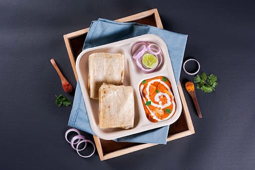 Paneer Lababdar Rumali Roti Lunchbox