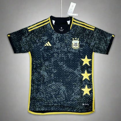 Argentina Black 3 Star Special Edition Jersey 2024-M