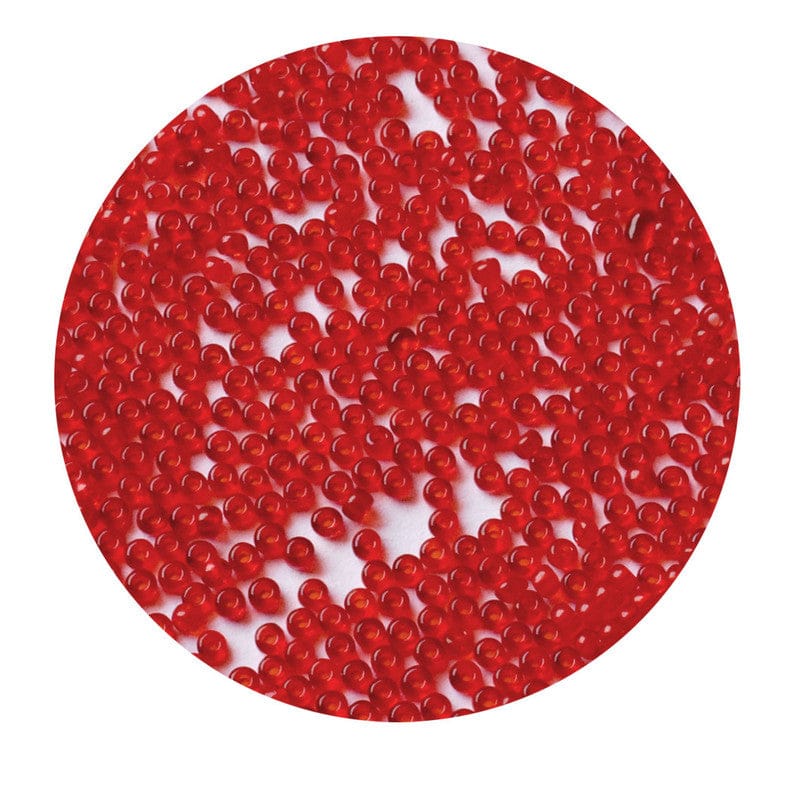 Red Roundel Glass Seed Beads for Jewelry Making. (CRSB-004)-Per Packet of 50 Gram / 11/0 (1.5 MM) / Red