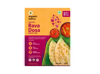 Organic Rava Dosa Ready Mix 200g