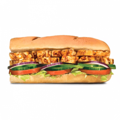 Spicy bbq chicken sub