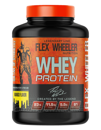Flex Wheeler Nutrition Whey Protein-5 Lbs / Mango