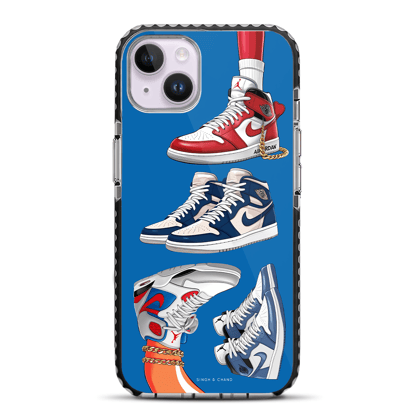 Sneaker 3.0 Limited Edition Blue Beam iPhone 14 Plus Stride Phone Case