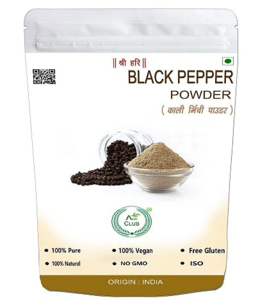 AGRI CLUB Black Pepper Powder, Kali mirch Powder 100 gm