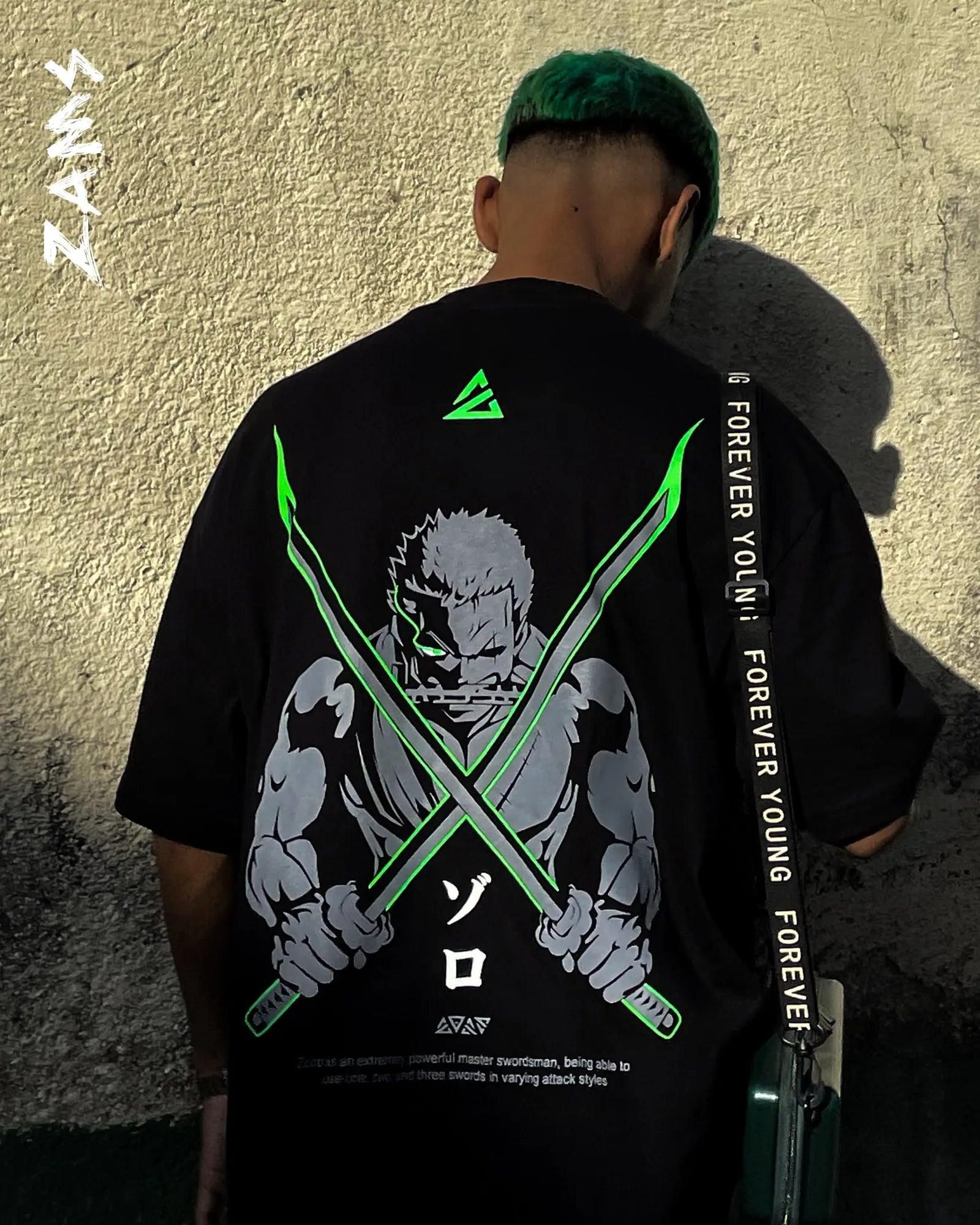 Zoro / One Piece / Oversized T-Shirt-S