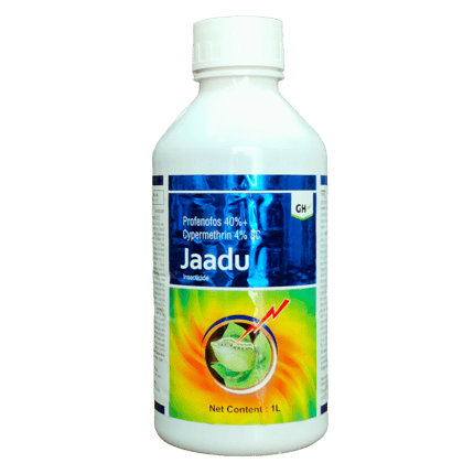 Jaadu (Profenofos 40% + Cypermethrin 4% EC) Insecticide-1 Liter