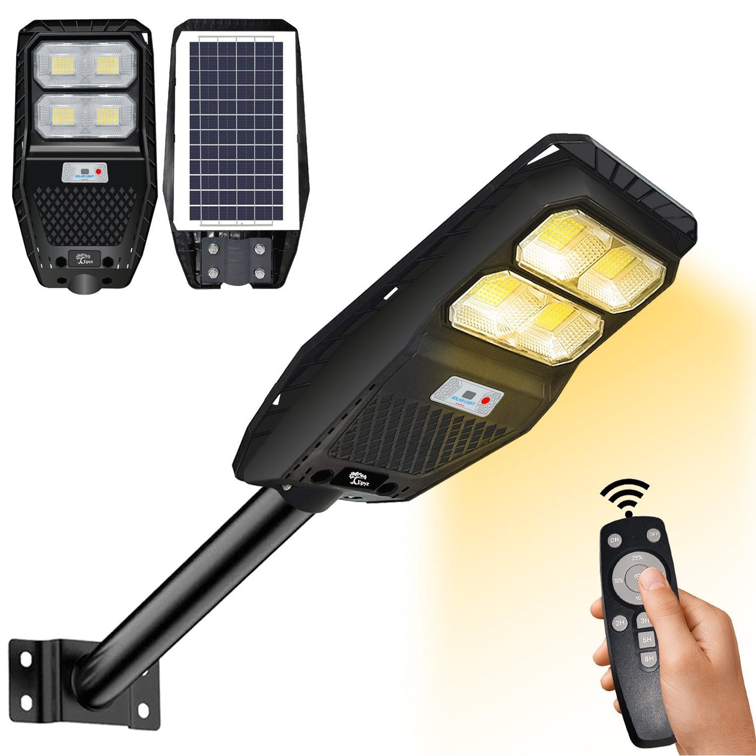 50 Watt Solar Street Warm Light (With Pole)-With Pole