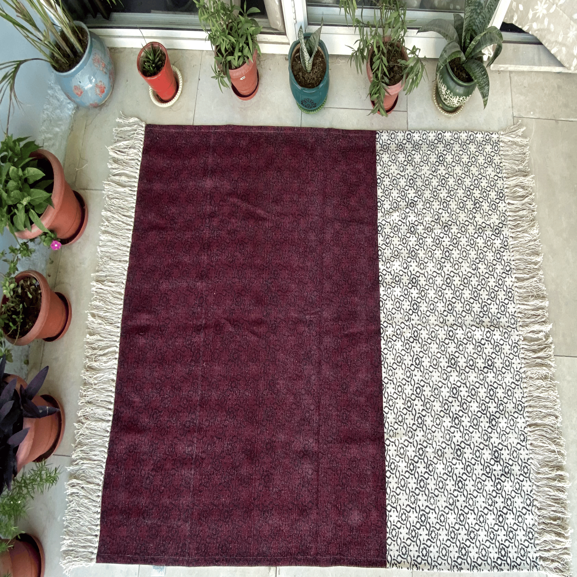 Handmade Nelesa Rug-4ft x 6ft