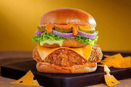 Cheese Blast Corn N Cheese Burger