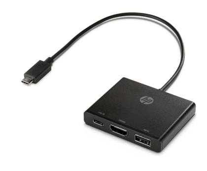 HP Original 3 in 1 USB C Hub,Type C to HDMI Output,PD Charging Port, USB 3.0 USB C Hub for MacBook Pro, MacBook Air M1, C Enabled Device (3 in 1)