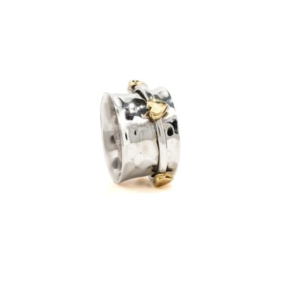Four Hearts Fluid | 925 Silver Ring for Women & Men-10