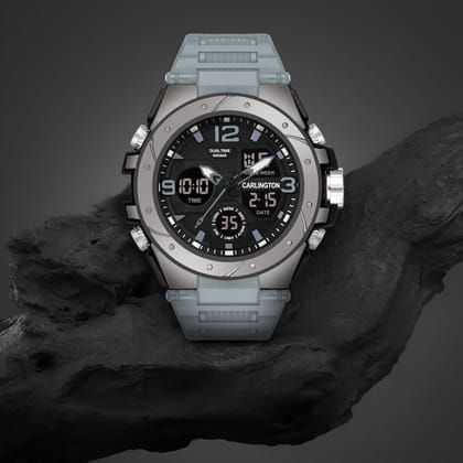 Carlington Analog Digital Sports Watch - 9105
