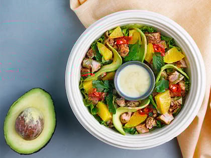 Blackened Chicken, Avocado & Orange Salad