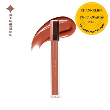 Plant-powered Glass Lip Ink with Cica and Sweet Almond Oil JHPPGLI-01 Gingerbread