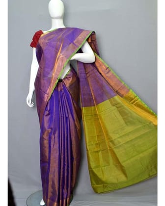 UPPADA FULL TISSUE BLUE COLOR SAREE