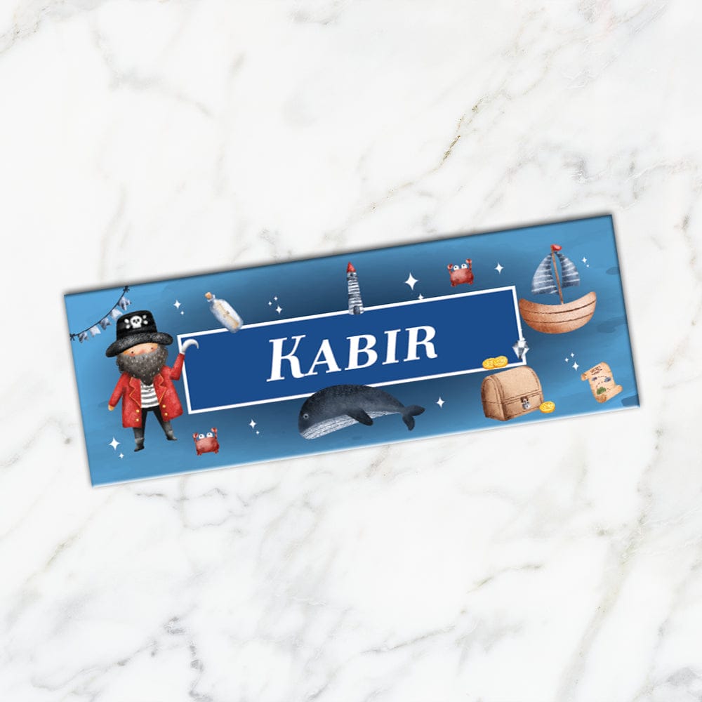 Treasure Island Iron on Labels - set of 30-Navy Gradient