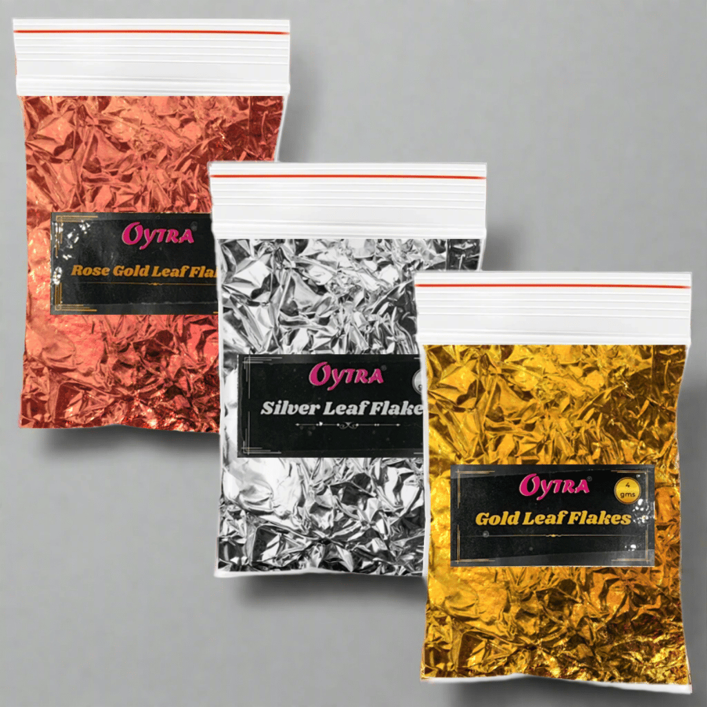 Imitation Gilding Gold Flakes for Resin & Nail Art - Gold, Silver & Rose Gold