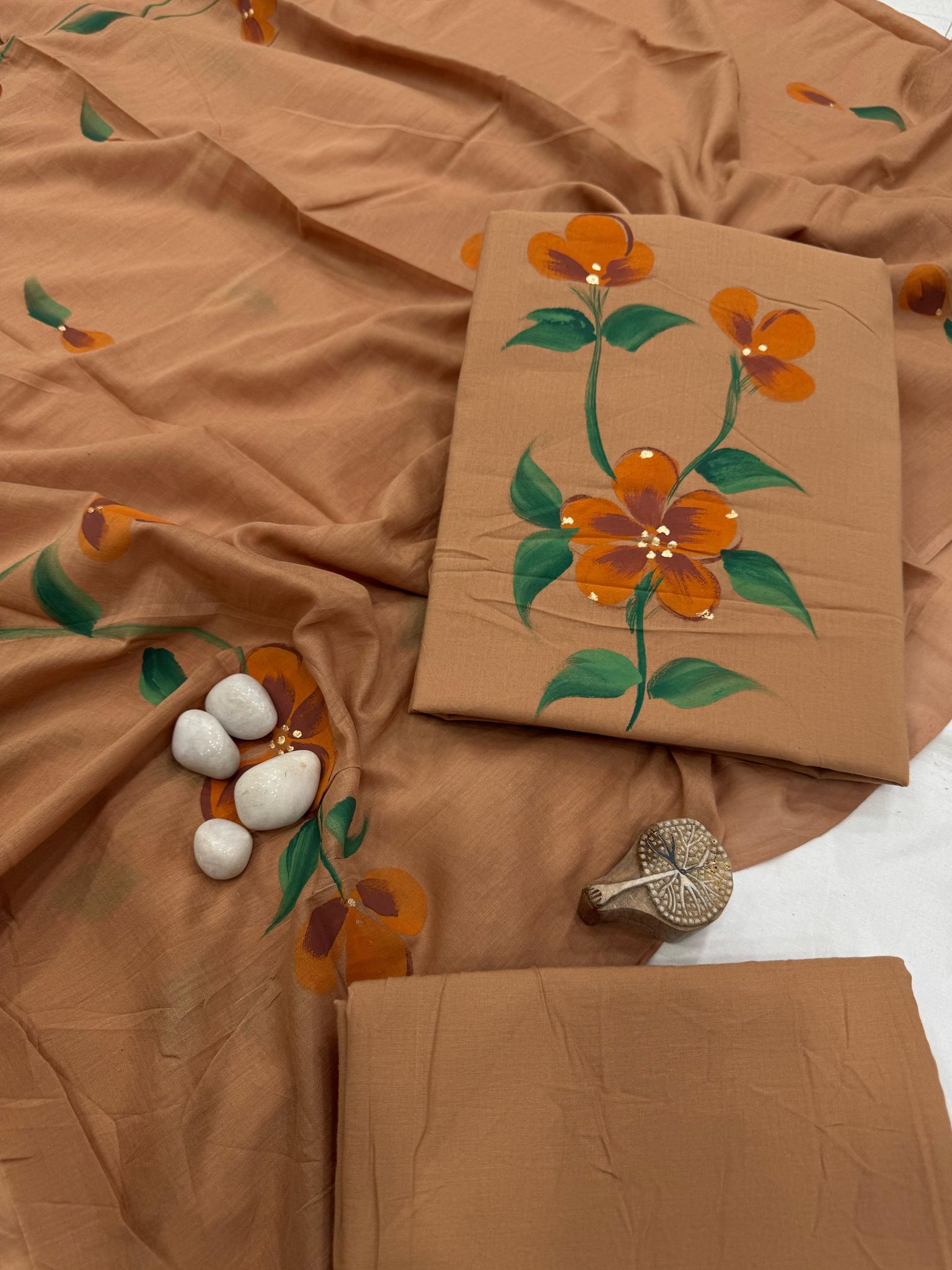 Cotton Suit Mulmul Dupatta