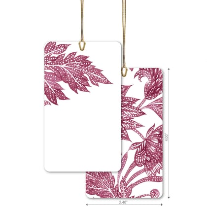 Kalamkari - Gift Tags-Pack of 15 / Kalamkari Pink / No