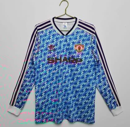 Manchester United 1992 Away Retro Jersey FULL SLEEVE-S