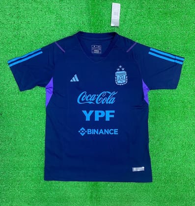 Argentina Blue Coca Cola Pre Match Jersey 2022 Season-S