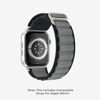 Paris - Signature Style Apple Watch Strap - Gray-38/40/41mm