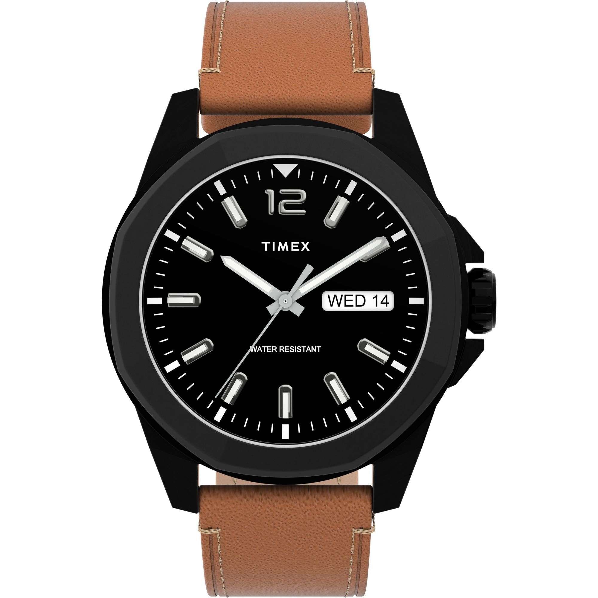 Timex Black Dial Analog Men Watch - TW2U15100-Black