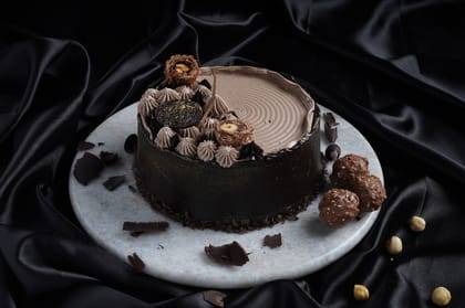 Ferrero rocher cake [eggless]
