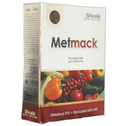 Metmack - Metalaxyl 8% + Mancozeb 64% WP Fungicide-1kg