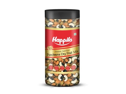 Happilo Panchmewa Dry Fruit Mix 450g Jar 