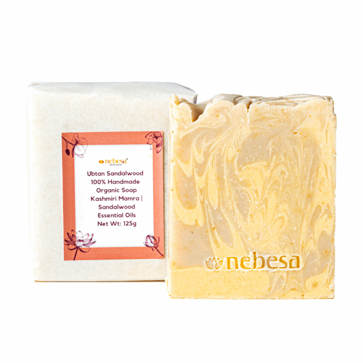 Ubtan Sandalwood 100% HANDMADE ORGANIC SOAP-One Piece