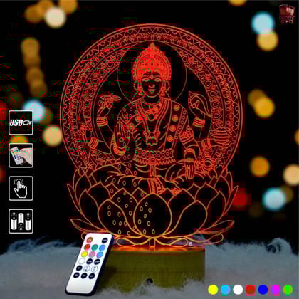 DhanLaxmi 3D Illusion LED Lamp