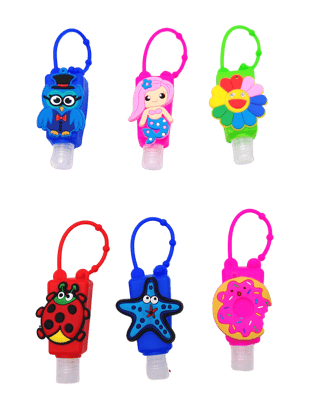 6 Pc EMPTY Hand Sanitizer Holder