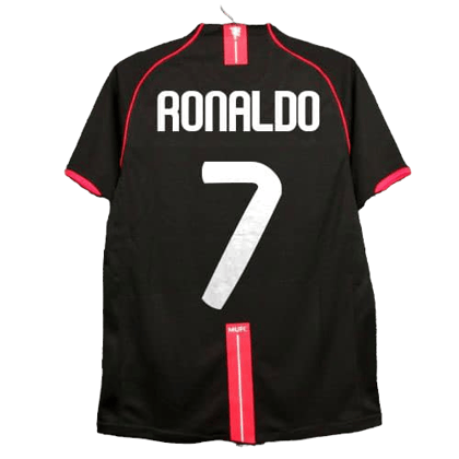 Manchester United RONALDO 7 Away 2007 / 2008 Retro Jersey-L