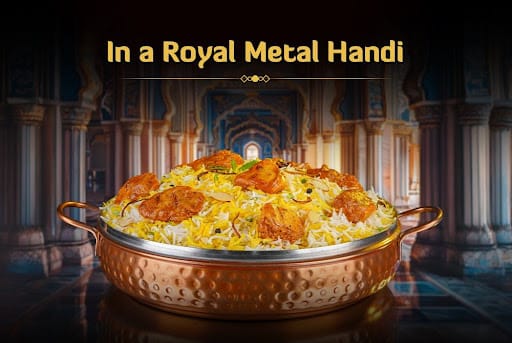 Murgh Tikka Biryani (Chicken Tikka Dum Biryani - Serves 4-5)
