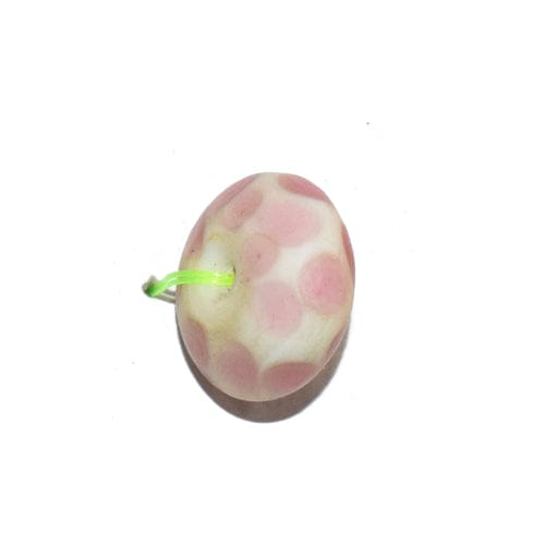 Handmade Fancy Lampwork Glass Beads For Jewelry Making Necklace , Earring and Bracelet (Roundel) SFL-603-Per Packet 25 Pcs / 10X16 MM
