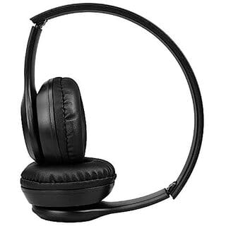 Wox P47 Wireless Bluetooth Portable Sports Headphones with Microphone Stereo FM Memory Card Support-Black