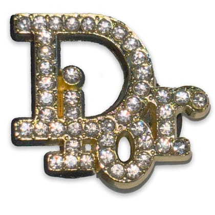 Diorr Logo Metal Shoe Charm