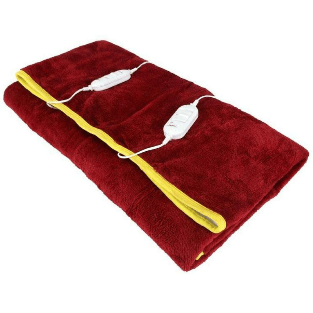 Electric Warm Blanket-Double / Maroon