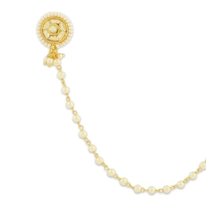 Nose Ring With Chain Clip/Small Nath