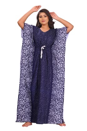 Fabimi Women Cotton Kaftan Nighty New