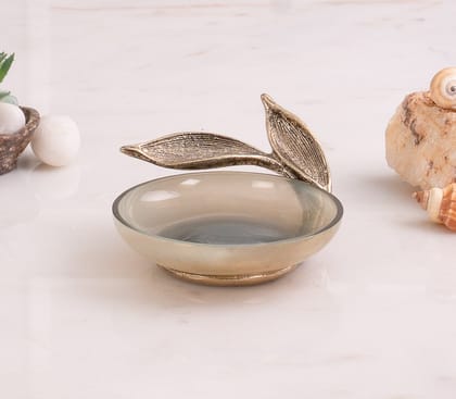 ENCLOSED LEAF SOAP DISH