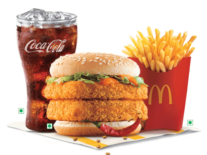 Large EVM McSpicy Paneer® Double patty Burger