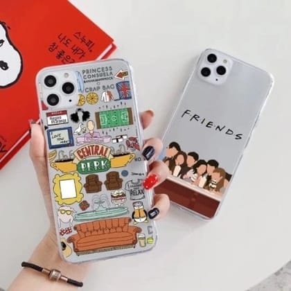 TV Show Friends Transparent Custom Slim Soft Cases-Right Design