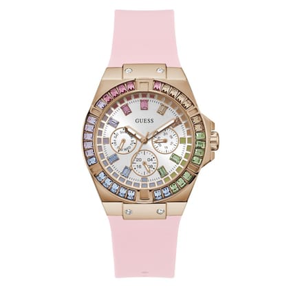 Guess Women 39 mm White Dial Analog Watch- GW0541L2-White