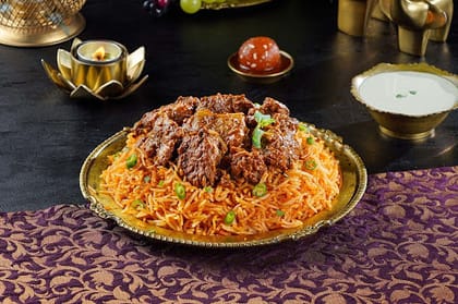 Nizami Andhra Gosht Biryani- Alishaan (Andhra Mutton Biryani - Serves 4-5)
