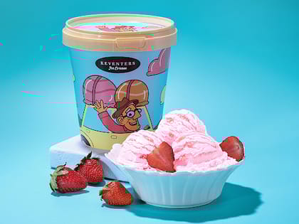 Exotic Strawberry Ice Cream [750 Ml Hand Scooped Family Pack]