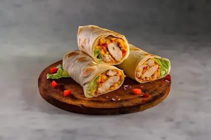 Chicken Malai Tikka Paratha Roll
